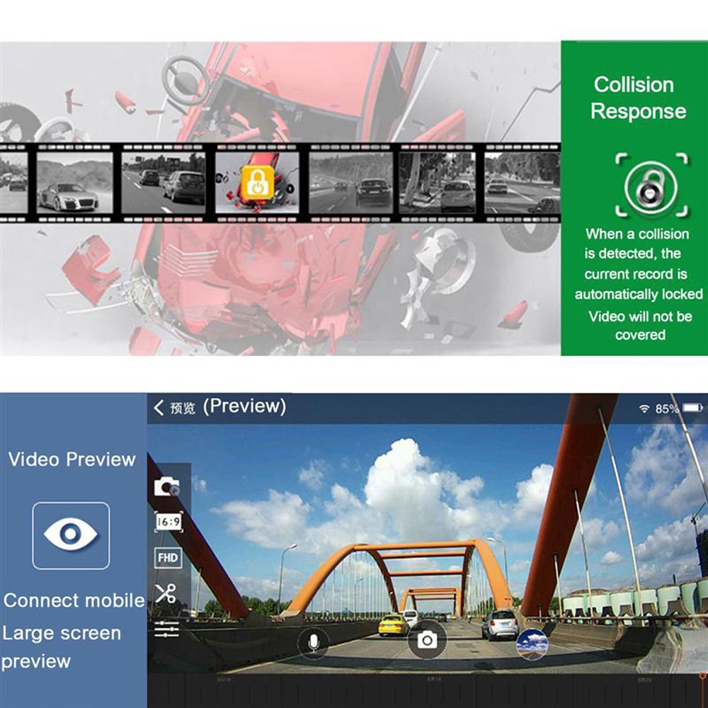 Máy Quay Hành Trình Dvr Kết Nối Wifi Cho Xe Hơi | BigBuy360 - bigbuy360.vn