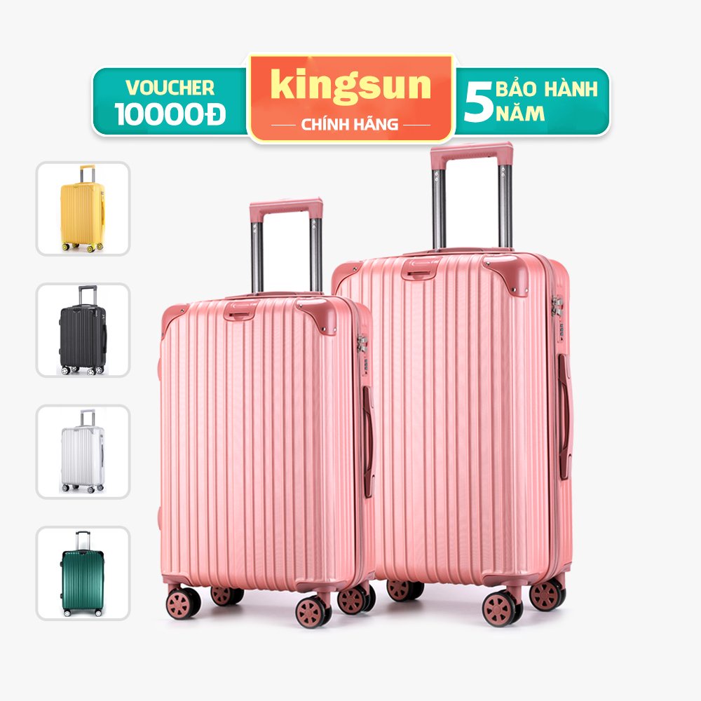 Vali du lịch vali kéo thời trang cao cấp size20 24inch - Bảo hành 5 năm - KS 033 thumbnail