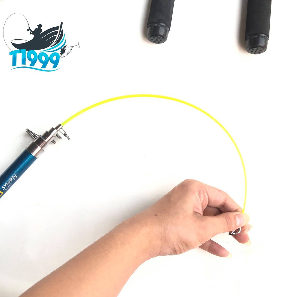 Cần câu máy Shimano chất liệu carbon ngọn đặc tải cá siêu khỏe (Màu xanh)