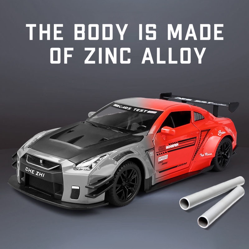 Mô Hình Xe Hơi Nissan GTR Bằng Hợp Kim Tỉ Lệ 1: 24