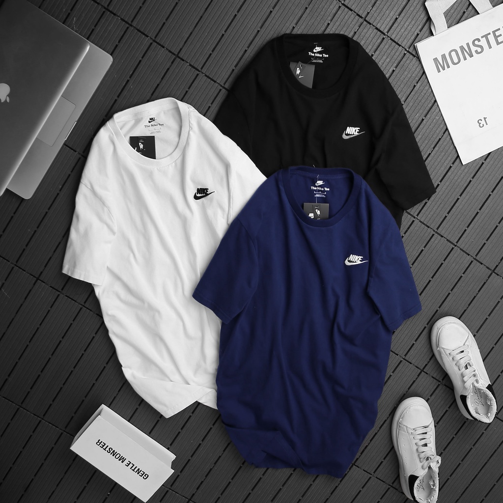 N.I.K.E - Áo thun thể thao Nike Sportswear Men's Club Tee - Xanh navy