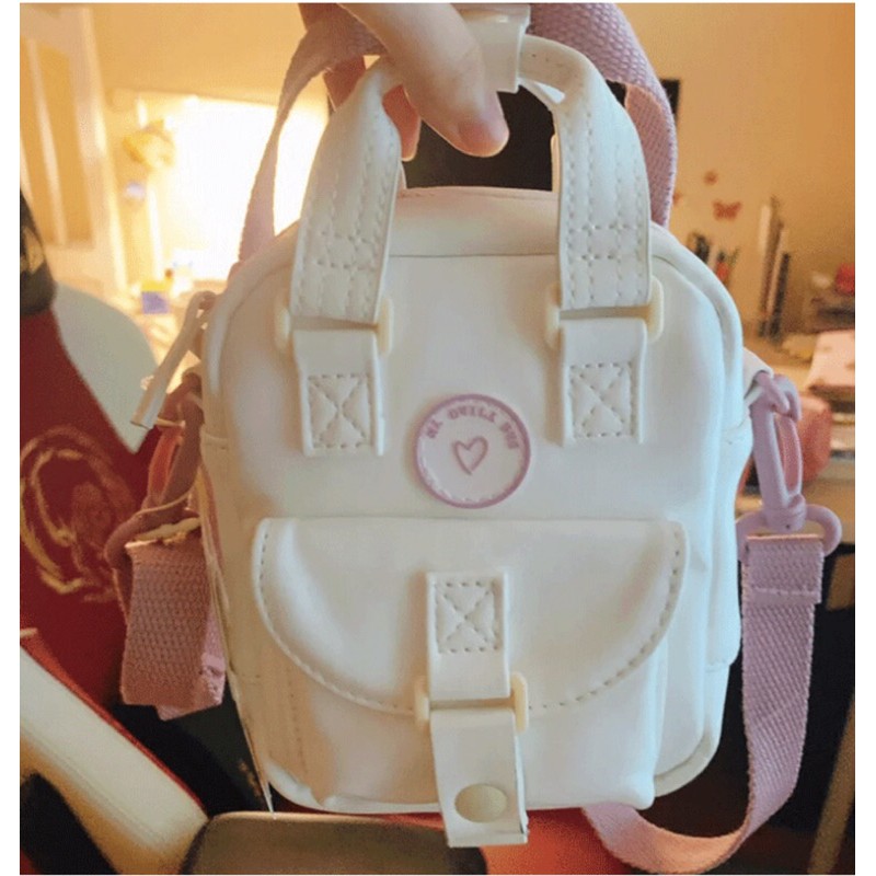 Túi ulzzang chuyển màu khi ra nắng, túi mini, túi đổi màu hot tik tok, túi đổi màu trắng - xanh trắng - hống