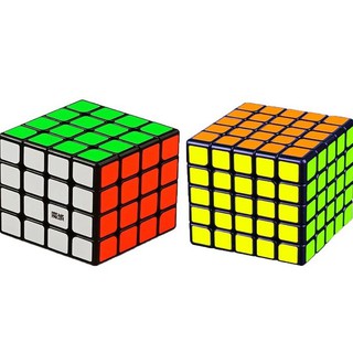 Rubik 4x4 5x5 Sticker VIỀN ĐEN Hãng Moyu Cao Cấp Xoay Êm, Bền, Đẹp Tặng Kèm Phụ Kiện