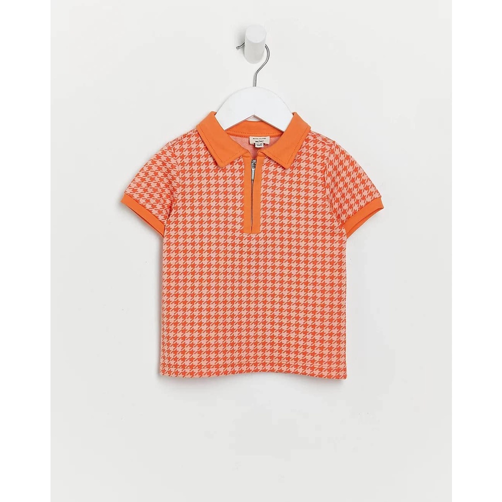 Áo thun polo cổ dây kéo River. Cam kết authentic.