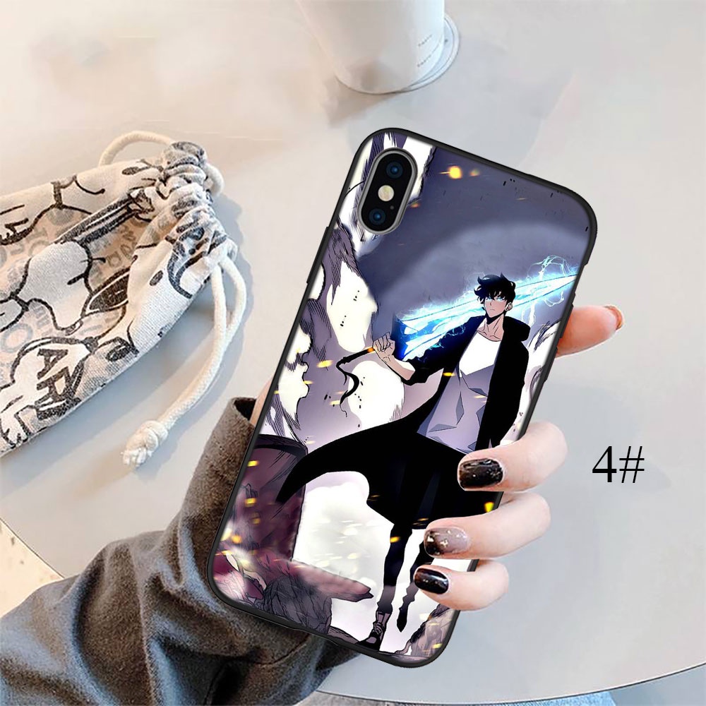 Ốp Điện Thoại Họa Tiết Solo Leveling Cho iPhone 5 5S 6 6S 7 8 11 Pro Max Plus SE XR IJ114