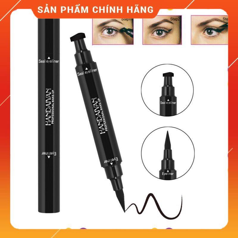 PR7 Bút kẻ mắt nước hai đầu chống nước lâu trôi chuyên dụng trang điểm 20