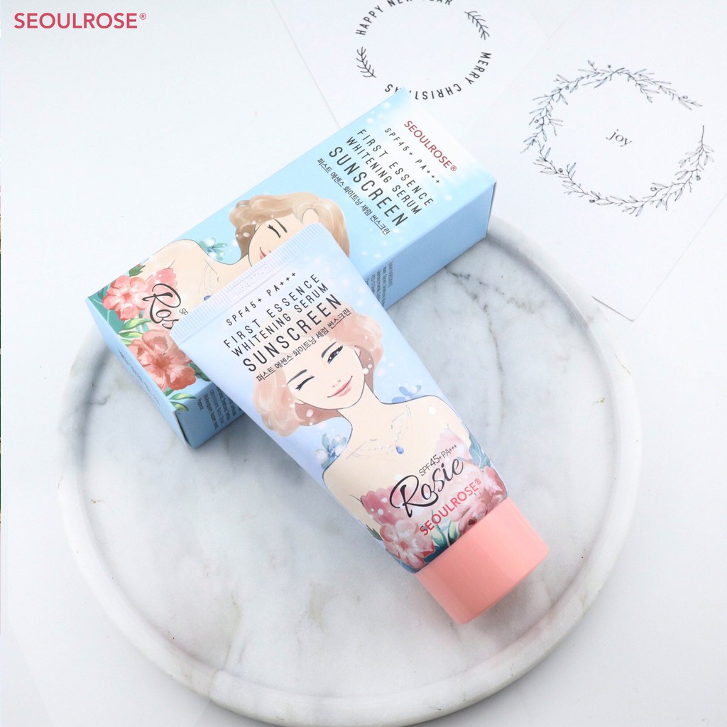 Kem chống nắng rosie SeoulRose SPF45+++ dành cho da mặt và toàn thân date 2024