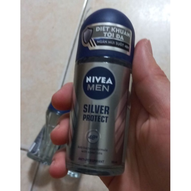 Lăn Ngăn Mùi Nivea Men Phân Tử Bạc Ngăn Mùi Vượt Trội 50ml