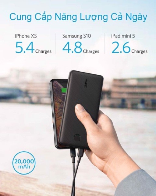 [Flash sale]Pin Dự Phòng Anker PowerCore Metro Essential 20000mAh PD - A1281