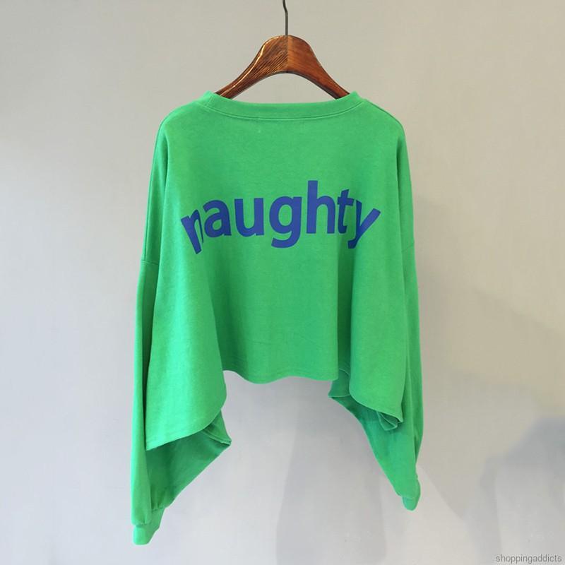 Áo Thun Sweater Cổ Tròn Phong Cách Trẻ Trung Thời Trang Mùa Thu Cho Nữ