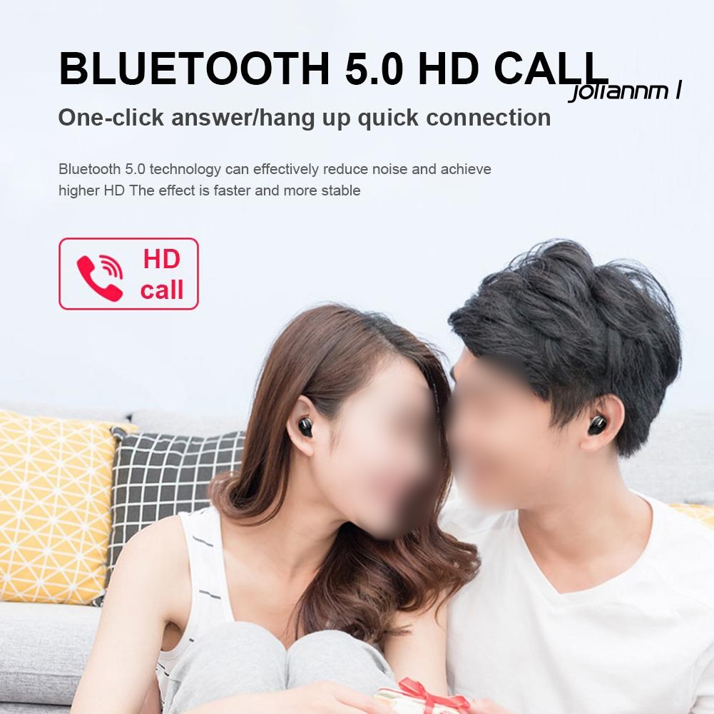 1 Tai Nghe Nhét Tai Bluetooth 5.0 Không Dây Mini L15