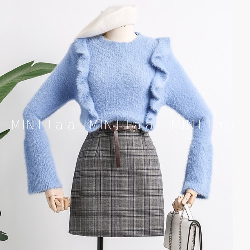 Chân Váy Nữ Kẻ Ngắn Dáng Chữ A Tôn Dáng M6 | BigBuy360 - bigbuy360.vn