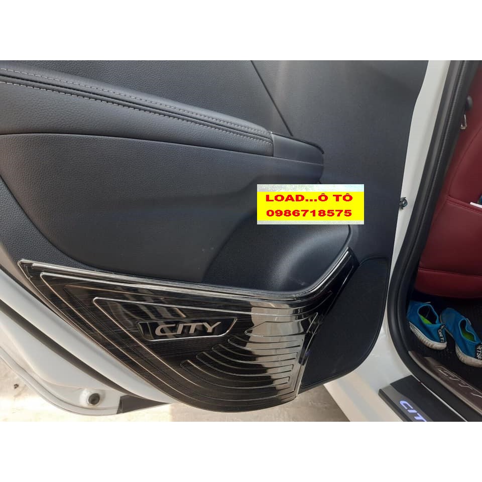 Ốp Tapli Cánh Cửa Và Màng Loa Honda City 2018-2020 Vân Titan Cao Cấp
