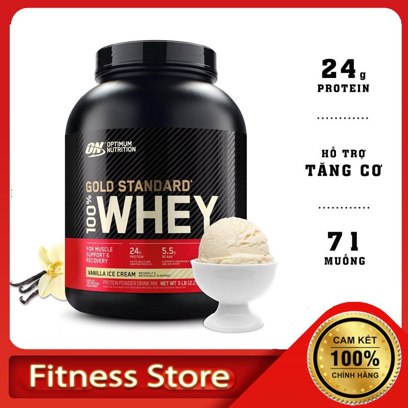 Sữa Tăng Cơ Whey Gold Standard Isolate 5 LBS  Whey Protein Tăng Cơ Giảm Mỡ Phát Triển cơ Bắp BCAA Glutamin