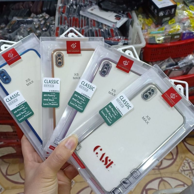 Ôp lưng dẻo KT Viền màu cho iPhone X/XS/XR/XS MAX/7 PLUS/6 PLUS/6/6S/7/8.