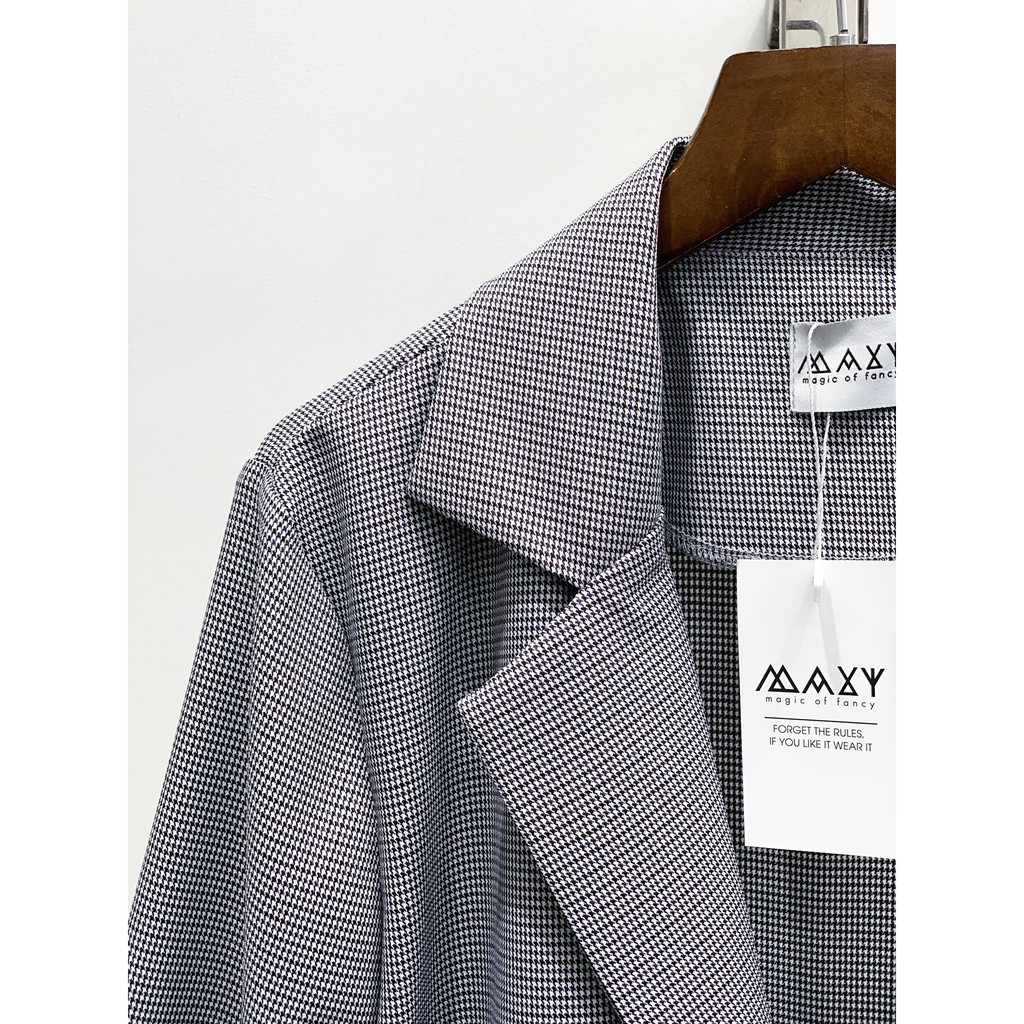 ÁO - CHECK BLAZER - Áo blazer kiểu Hàn