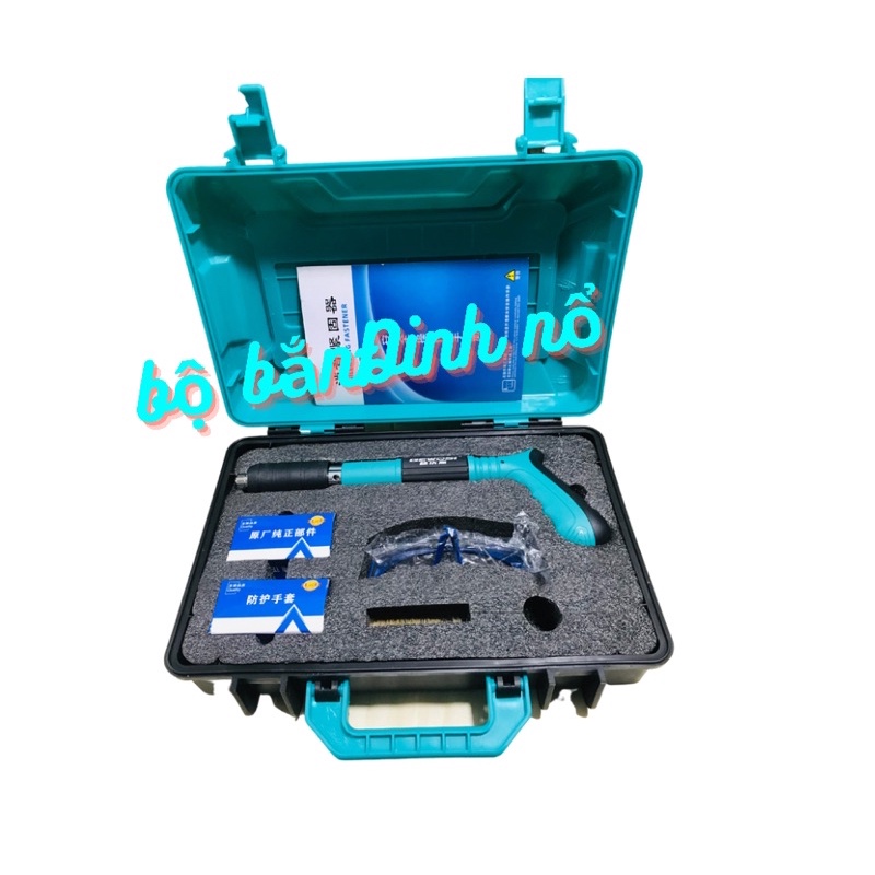 MÁY BẮN ĐỊNH BETONG-GỖ-NHÔM-SẮT HỘP-GẠCH...KHÔNG DÙNG KHÍ NÉN.KHÔNG DÙNG ĐIỆN GIÁ RẺ(tặng ngay 100 Đinh 7.3mm theo máy)