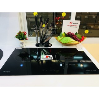Bếp từ đôi cao cấp Grasso, SX tại Ý - (GS 77IT)