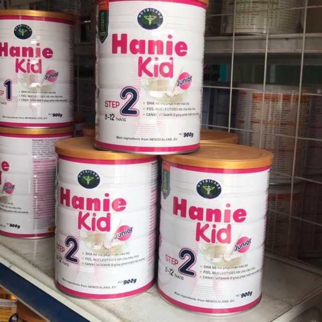 Sữa Hanie kid 900g 1+và 2+