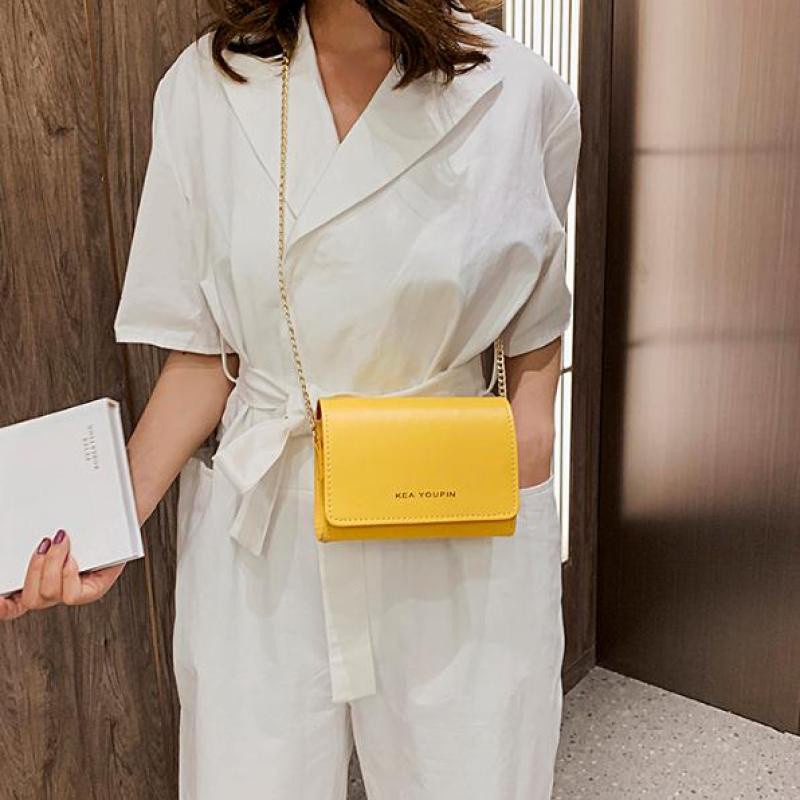 Túi da đeo chéo ngang hông dáng vuông nhỏ thời trang dành cho bạn nữ | BigBuy360 - bigbuy360.vn
