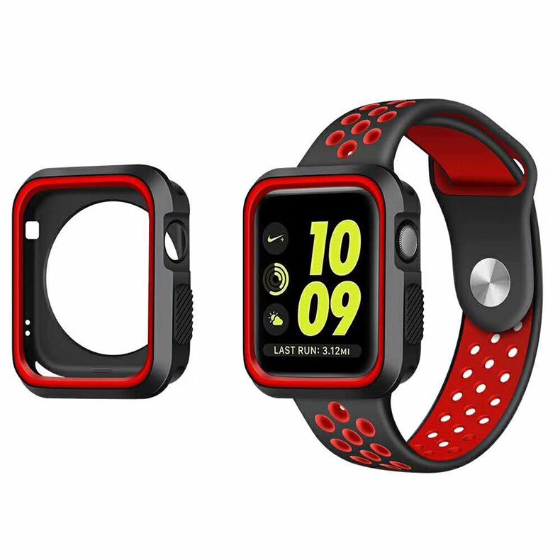 Ốp Silicone Bảo Vệ Mặt Đồng Hồ Apple Watch Series 6/ Se/ 5/ 4/ 3/ 2/ 1