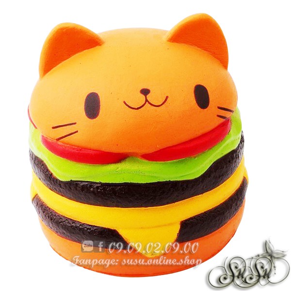 Squishy bánh hamburger
