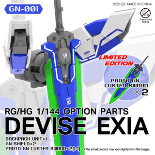 Mô hình lắp ráp phụ kiện RG/HG Devise Weapon Pack Exia Gundam Conversion Kit Gundam 00 DBB 1/44