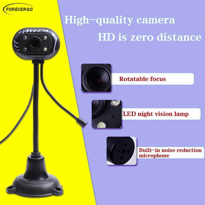 Webcam Cho Máy Tính Để Bàn 480p