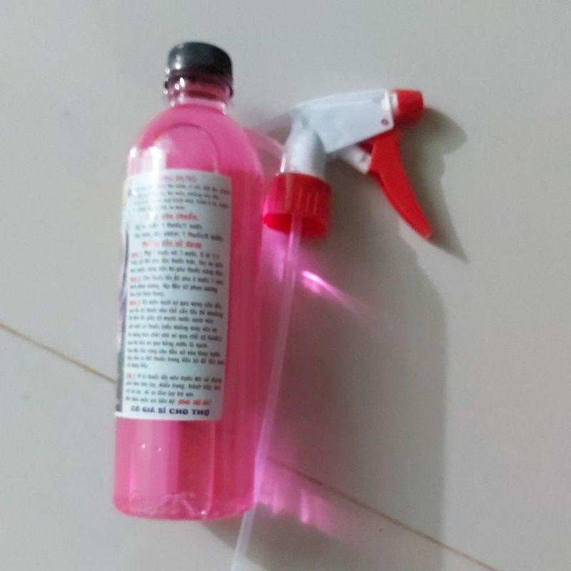 dung dịch tẩy rửa không chạm / rửa đầu nòng lốc xe máy 500ml