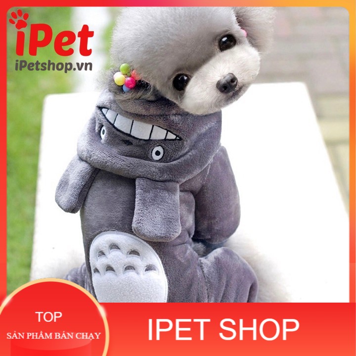 Bộ Quần Áo Thun Cho Thú Cưng Chó Mèo Hình Totoro Dễ Thương - iPet Shop