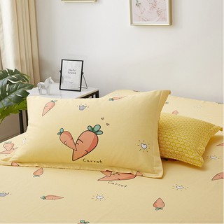 Vỏ gối cotton đẹp gối 1 đôi 48 * 74cm