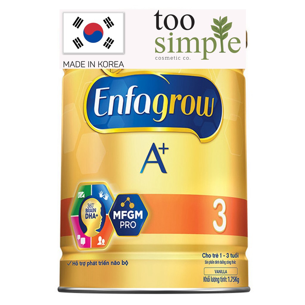 Sữa bột Enfagrow A + 3 1700g Too Simple