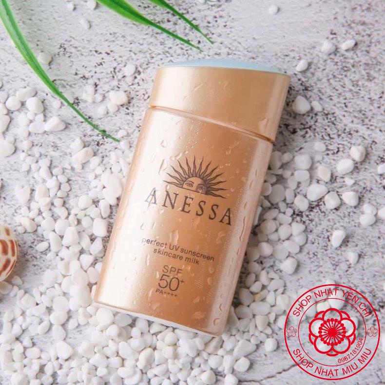 [Hàng _ Nhật_ Chuẩn]  Kem chống nắng Anessa Perfect UV Sunscreen Skincare Milk 60ml