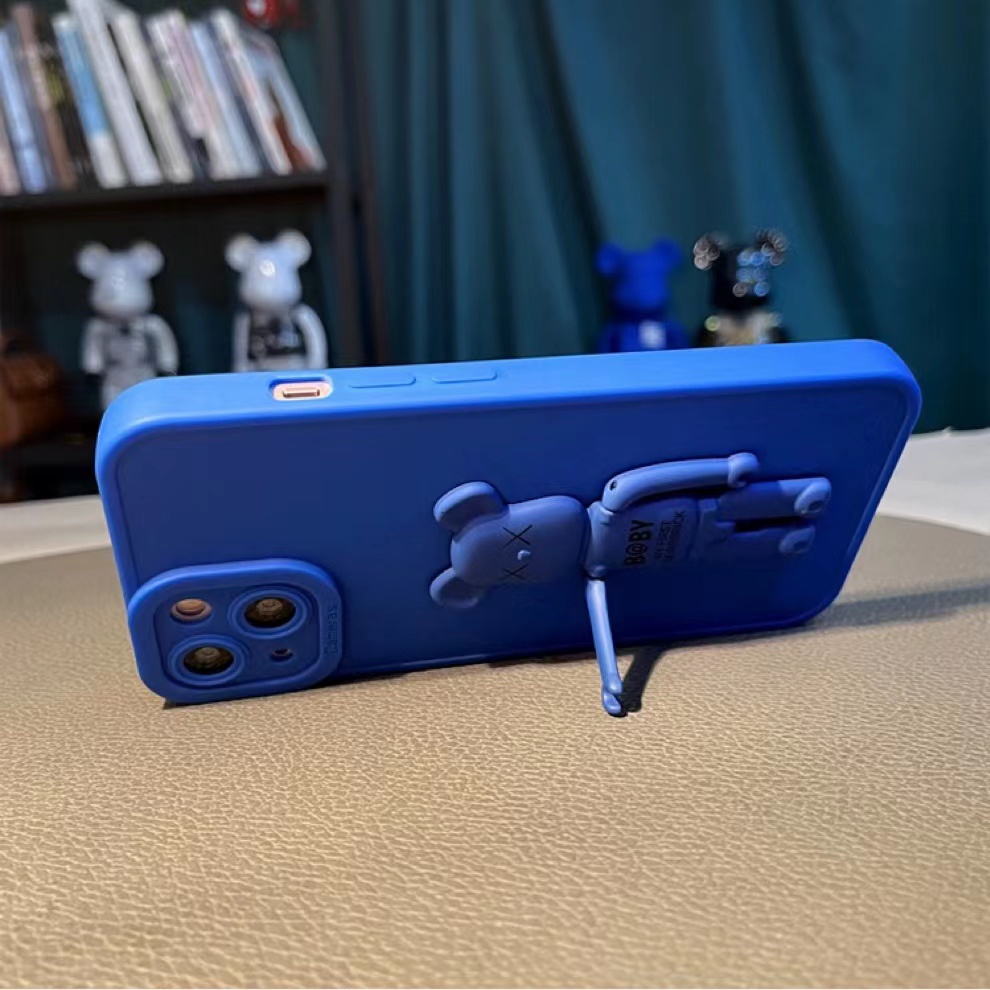 Ốp Điện Thoại In Hình Gấu Kèm Dây Đeo Cho iphone 13 Pro Max i13 13pro 11 Pro Max i11 iX Xs XR Xs Max 7plus 8plus 12Pro 12 Pro Max
