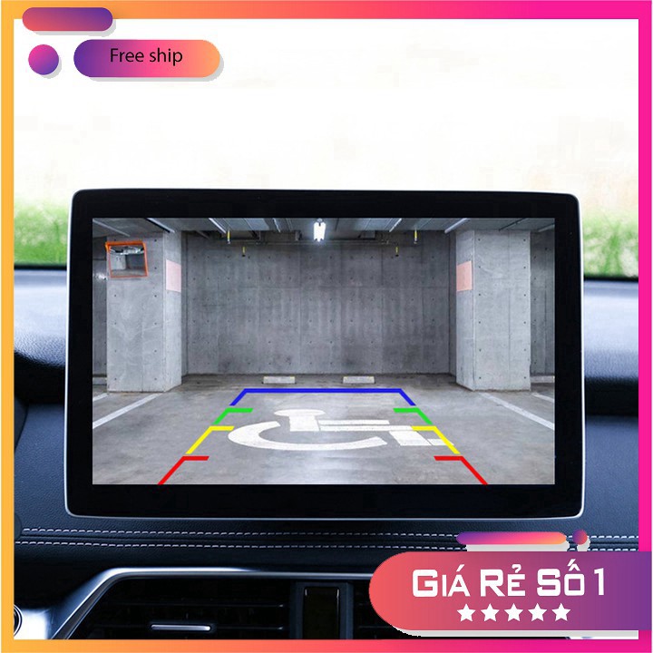 Camera lùi 4 led, chống nước, dài 6m, hỗ trợ nhìn ban đêm cao cấp CM84-4 (Màu đen) B | BigBuy360 - bigbuy360.vn