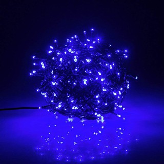 Dây đèn led trang trí Noel Màu Xanh Dương - Dây led nháy trang trí 50M Xanh Dương