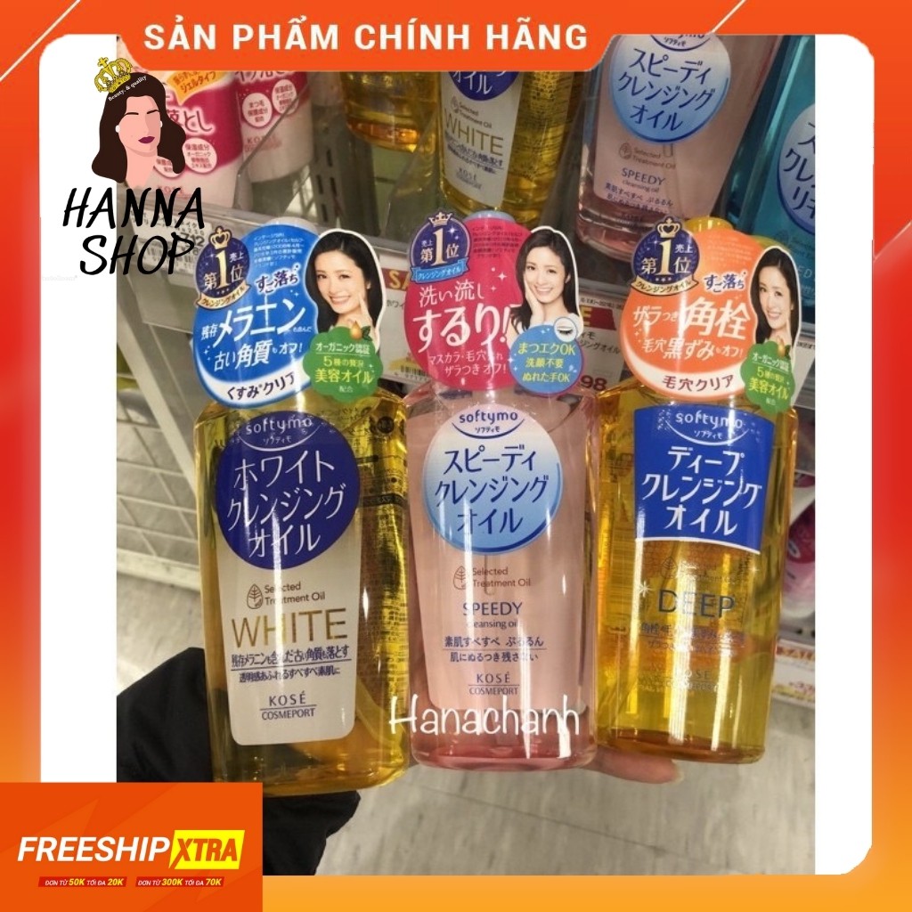 [freeship]⚡Dầu tẩy trang Kose Softymo Cleansing Oil 230ml (100% chính hãng)