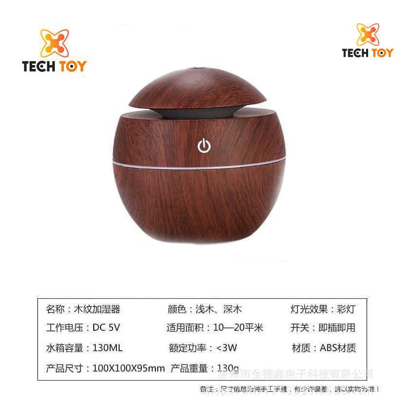 SIÊU RẺ GIÁ SỈ  Máy phun sương tạo ẩm khuếch tan tinh dầu vân gỗ ĐÀ NẴNG TECHTOY