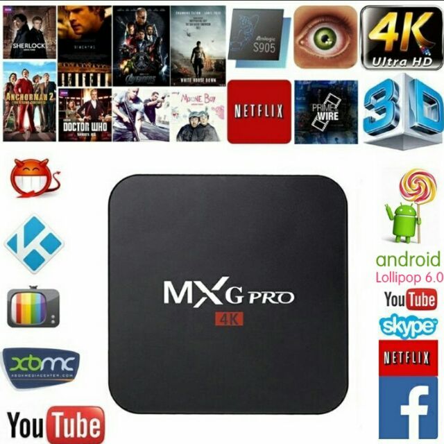 Android Box MXG Pro Ram 3G Rom 32G