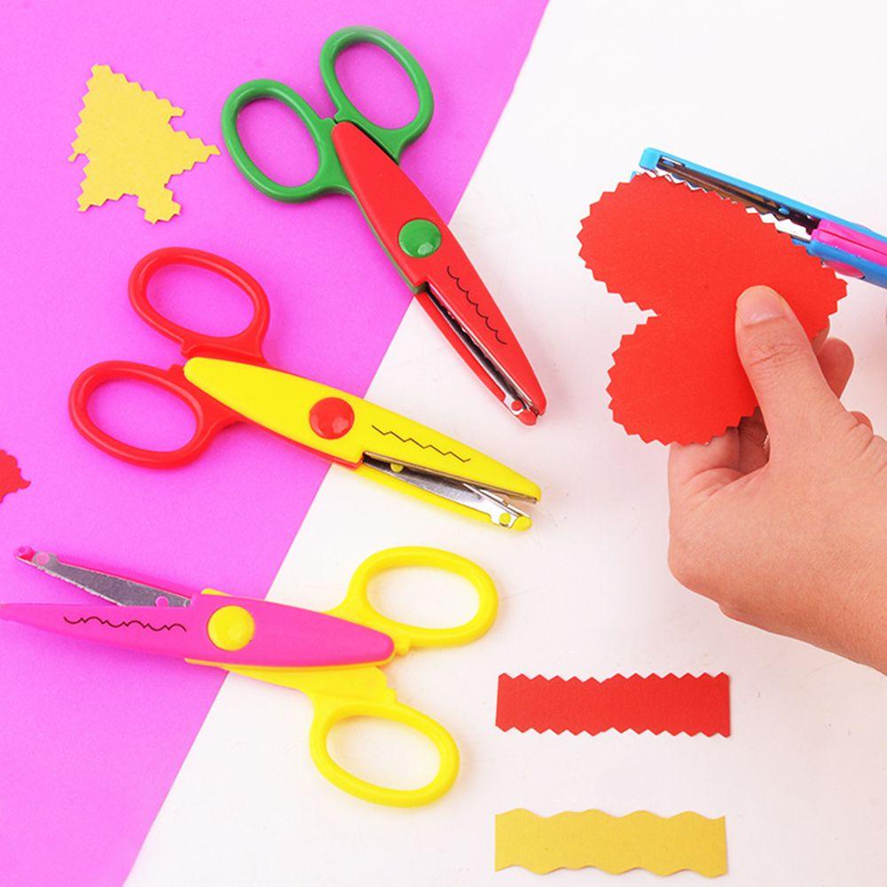 Kéo Cắt Giấy Thủ Công DIY Tiện Dụng Cho Bé