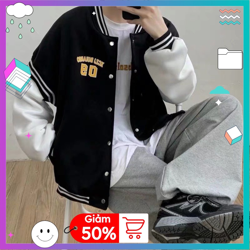 Áo khoác nỉ bomber nam nữ,Áo hoodie phong cách ovesize sweater nỉ siêu đẹp vải dày from rộng 09 | WebRaoVat - webraovat.net.vn