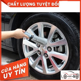 Bản chải chổi cọ vành bánh xe ô tô xe máy loại nhỏ