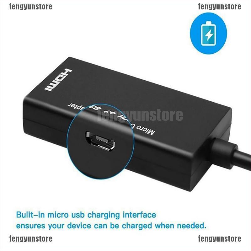 Cáp Chuyển Đổi Micro Usb Sang Hdmi Cho Điện Thoại Thông Minh Hd Tv | BigBuy360 - bigbuy360.vn