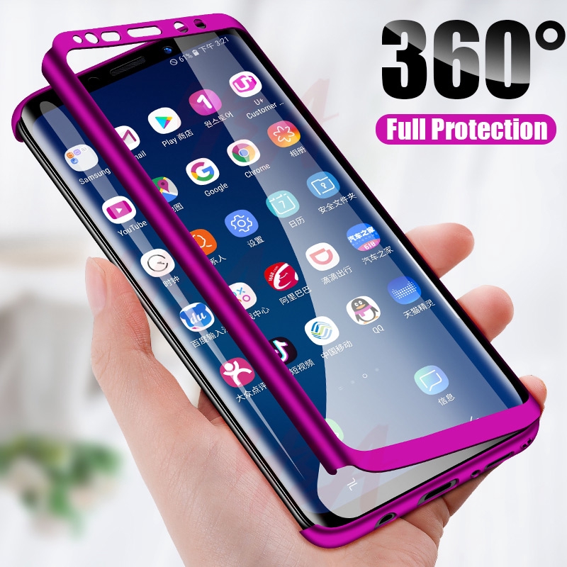 Ốp Điện Thoại Kính Cường Lực Cứng Chống Sốc Bảo Vệ 360 Độ Cho Oppo F1s F5 F7 F9 A93 A53 A92 A31 A9 A5 2020 A3S A5S A7 A12E