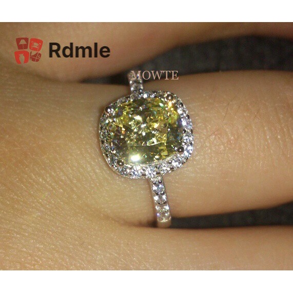 Nhẫn Bạc 925 Đính Đá Kim Cương Thời Trang 1.01ct Cho Nữ