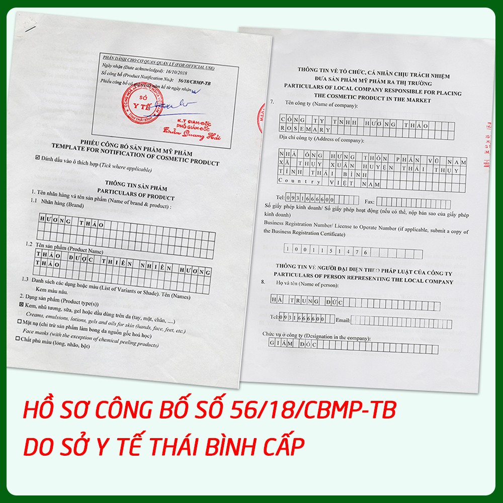 Hương Thảo - Xóa mờ nám, tàn nhang, da thâm sạm không đều màu từ thiên nhiên