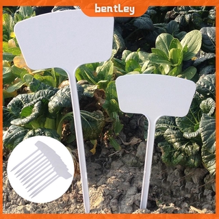 10Pcs T-type Plastic Nursery Garden Plant Label Flower Tag Marker Stick