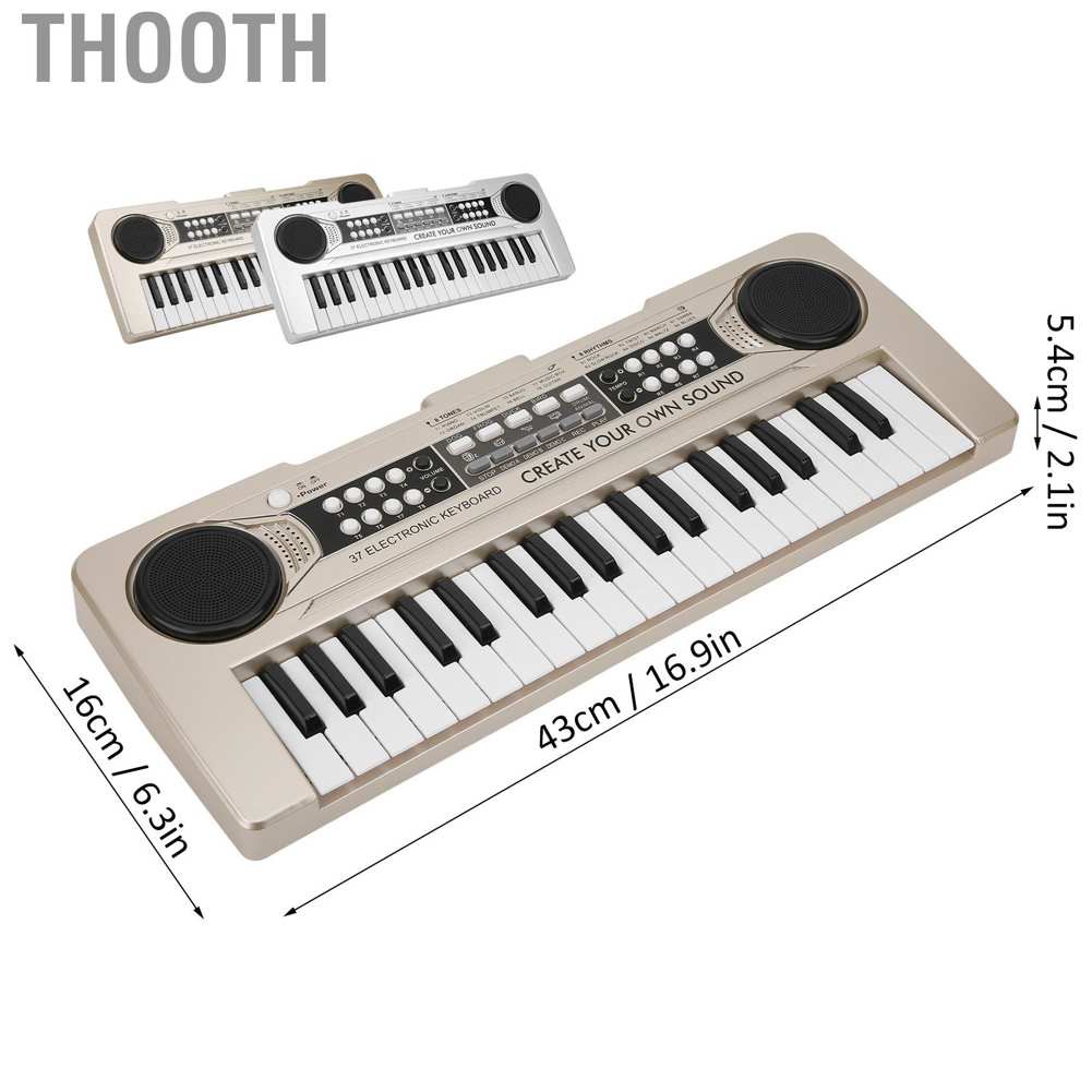 Đàn Piano Điện Tử 37 Phím Có Mic Cho Bé