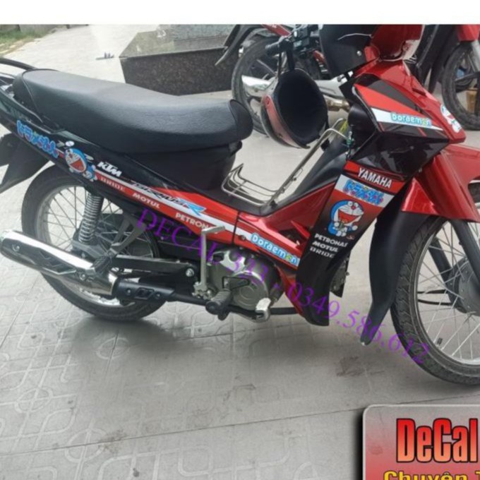 Tem Rời SIRIUS DOREMON ĐỎ 890001 (Tem Chế 3 Lớp Chống Phai Màu)