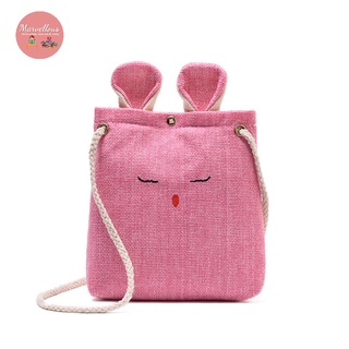 Túi Đeo Chéo Tai Thỏ Siêu Cute
